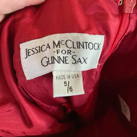 Jessica McClintock for Gunne Sax Vintage Mini Dress - Picture 5 of 6